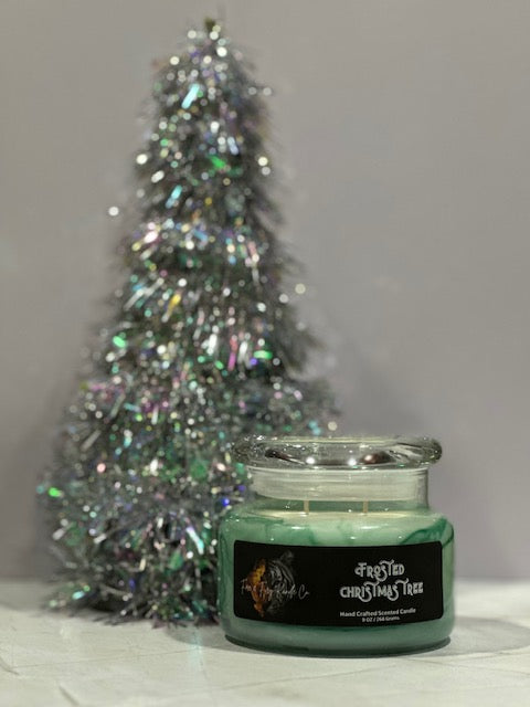 Frosted Christmas Tree Scented Candle