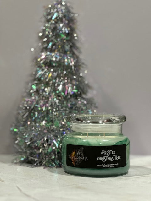 Frosted Christmas Tree Scented Candle