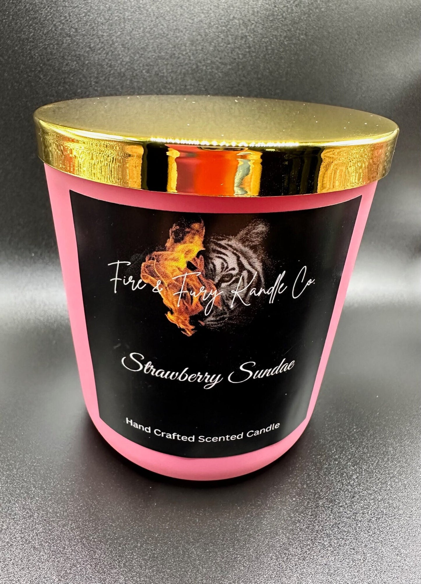 Handmade 12 OZ Sweet Strawberry Scented Candle