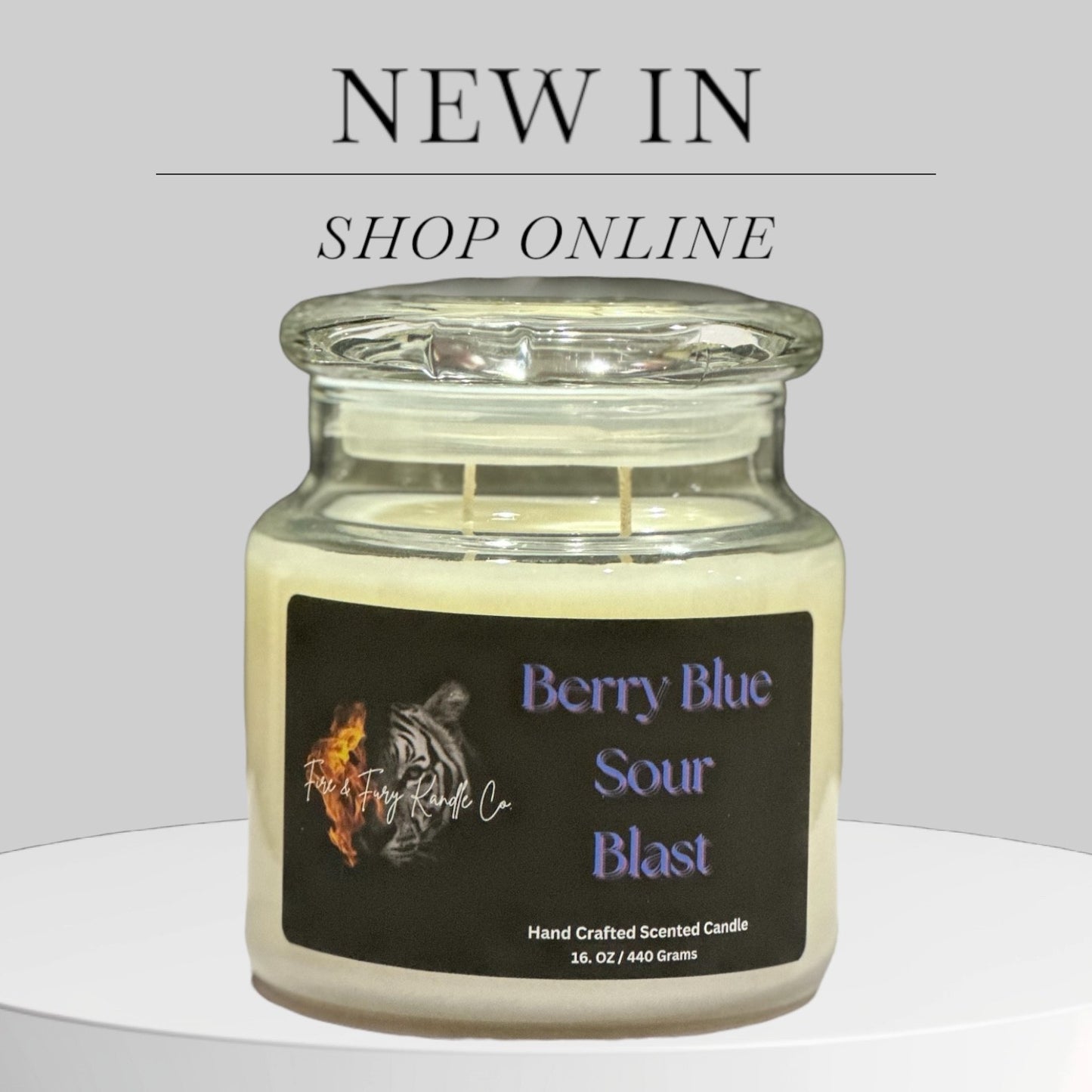 Berry Blue Sour Blast 16 oz Scented Candle